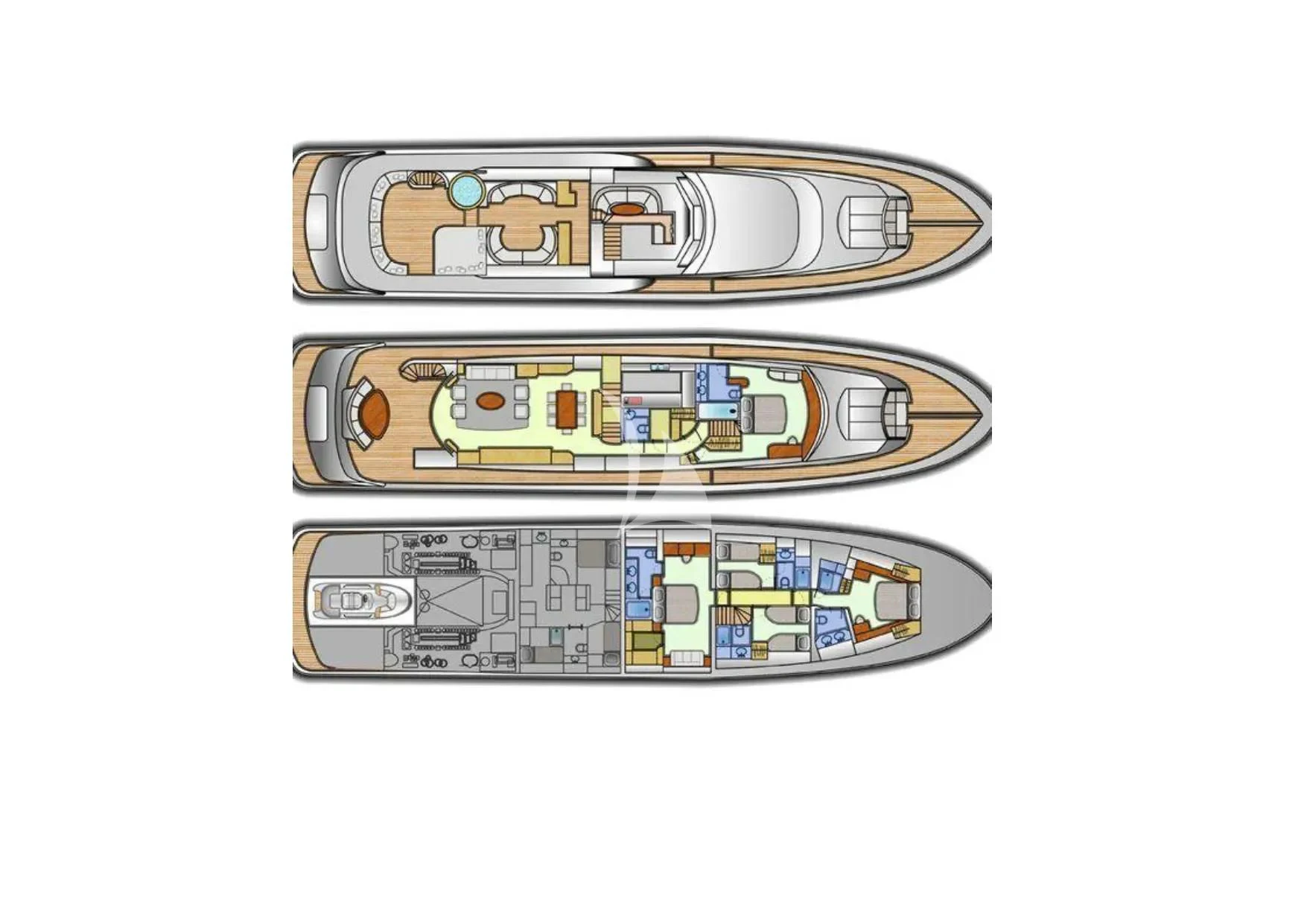diagram aboard CARPE DIEM Yacht for Sale