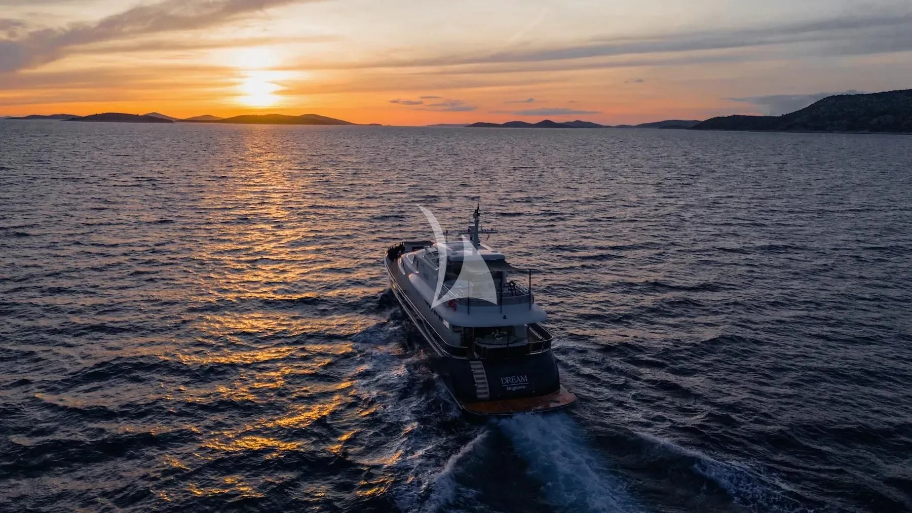 a boat in the water aboard CARPE DIEM Yacht for Sale