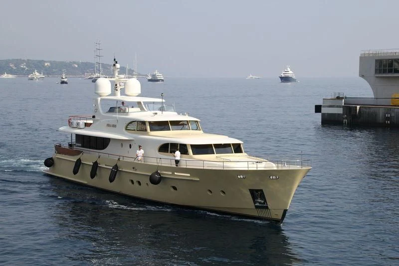 a boat in the water aboard CARPE DIEM Yacht for Sale