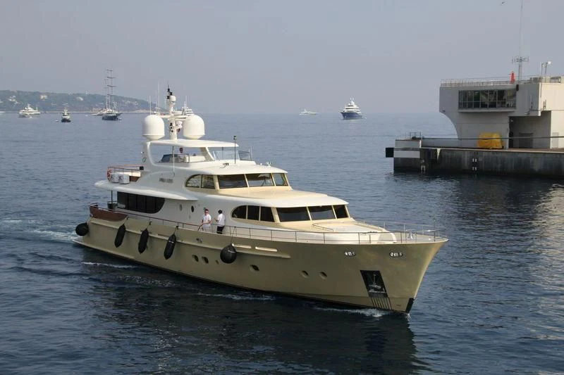 a boat in the water aboard CARPE DIEM Yacht for Sale