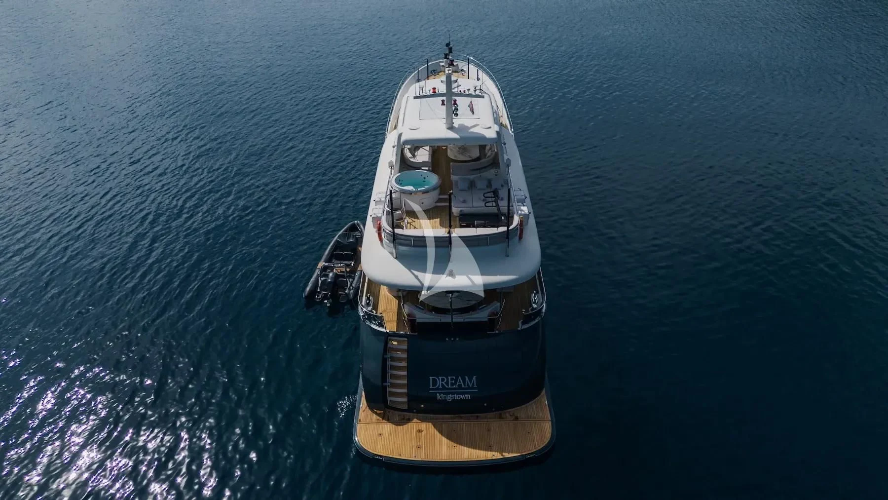 a boat in the water aboard CARPE DIEM Yacht for Sale