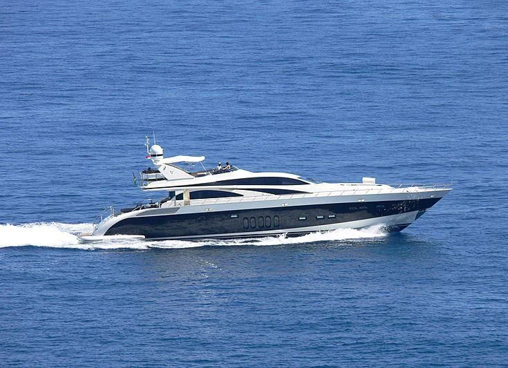 a white yacht in the water aboard CARPE DIEM Yacht for Sale