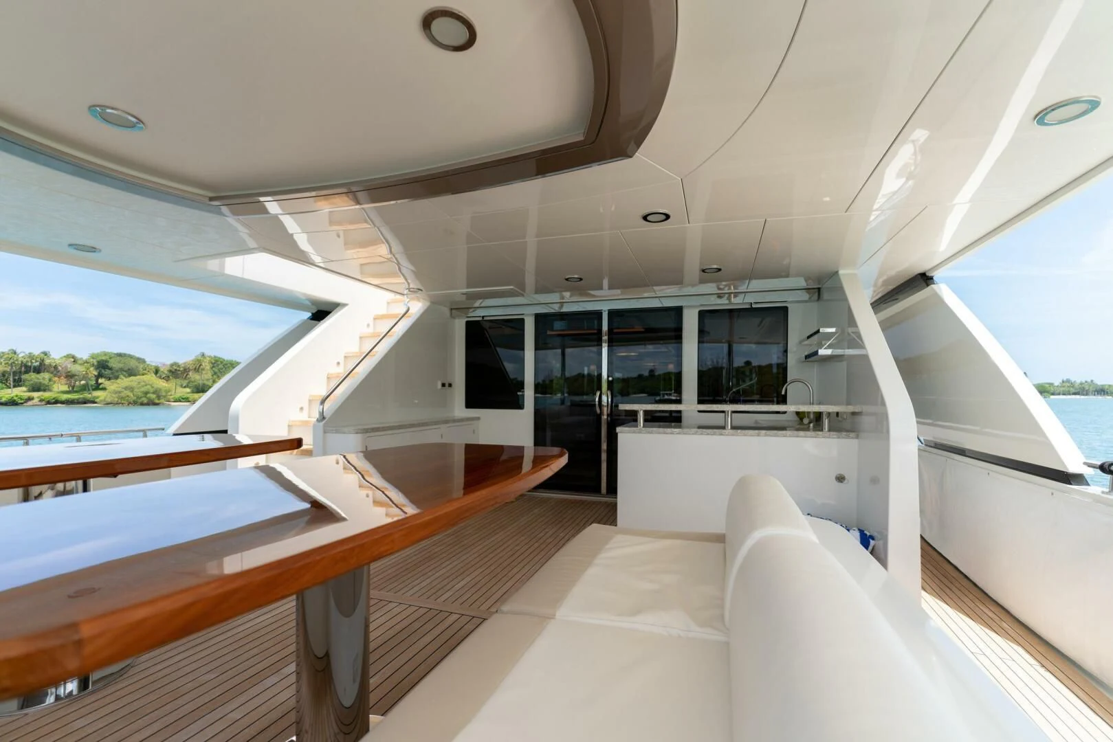 inside of a boat aboard ZEPHYR Yacht for Charter