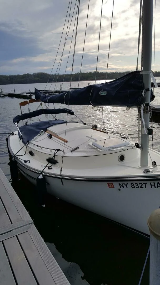 a boat docked at a pier aboard ZEPHYR Yacht for Charter