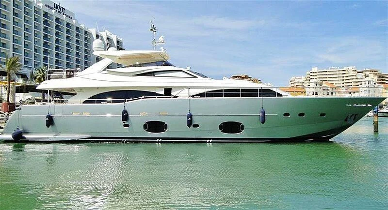 a boat in the water aboard PRATA DO LYS Yacht for Sale