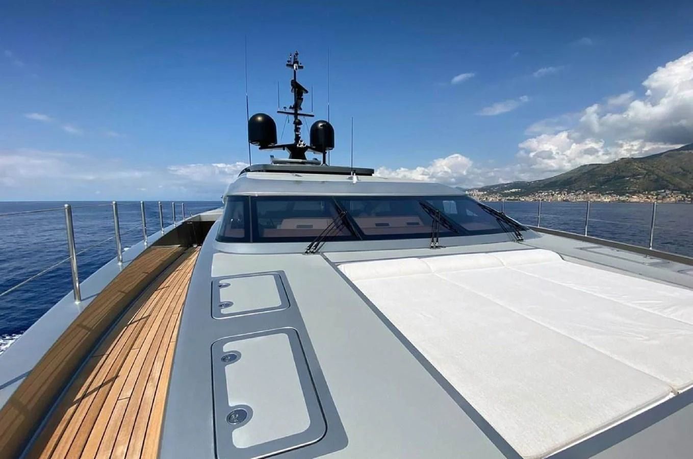 a boat on the water aboard LADY A Yacht for Sale