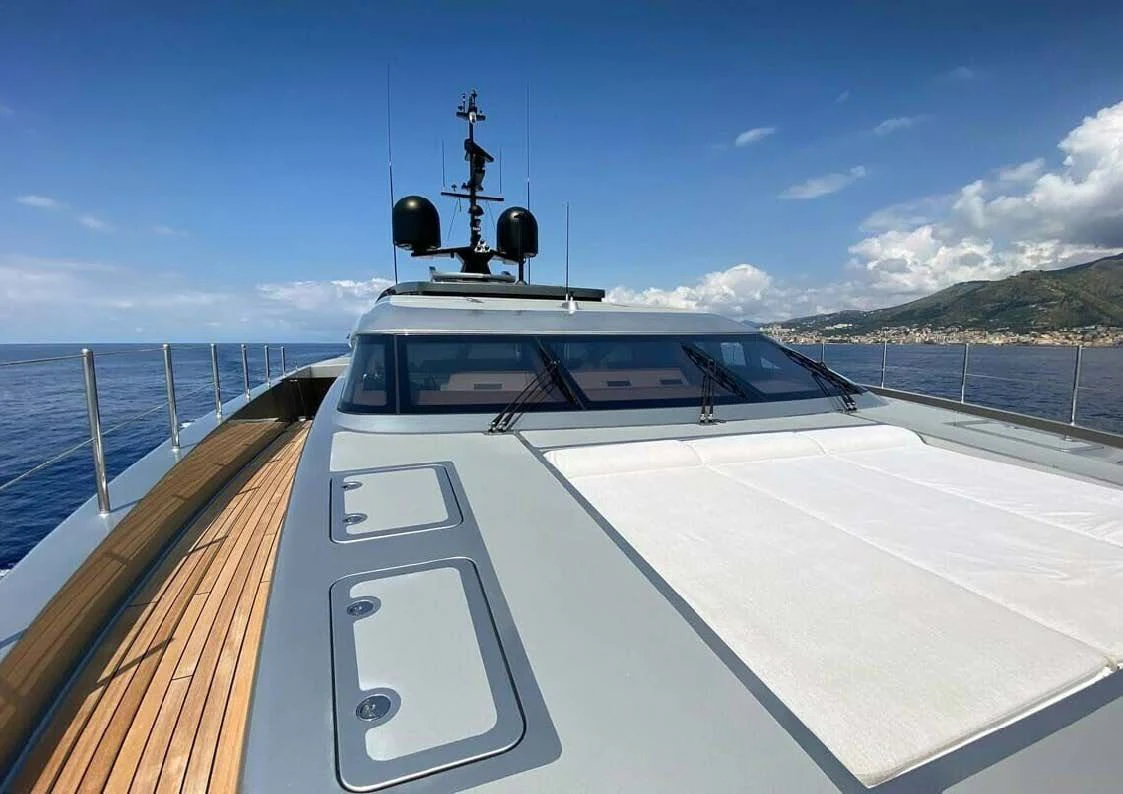 a boat on the water aboard LADY A Yacht for Sale