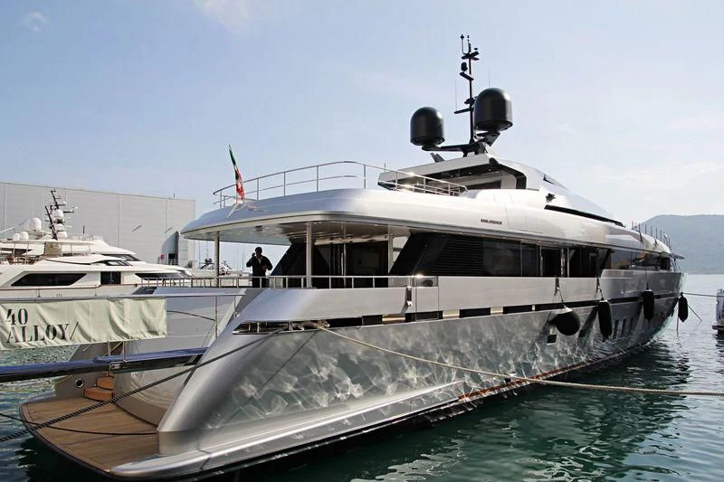 a boat on the water aboard LADY A Yacht for Sale