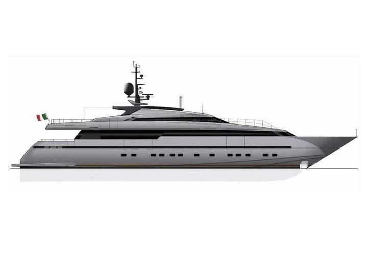 a white and black boat aboard LADY A Yacht for Sale