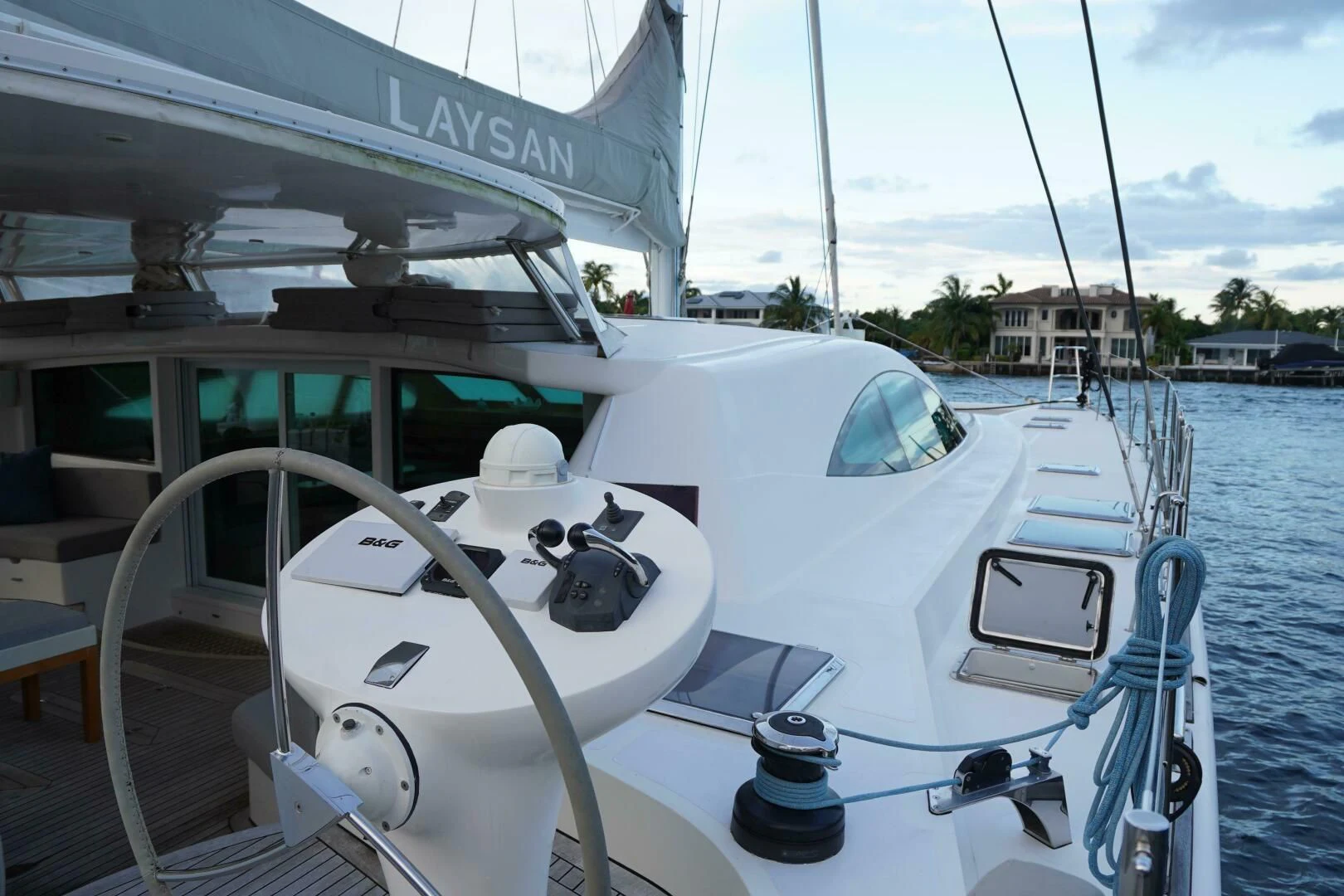 a boat on the water aboard LAYSAN Yacht for Sale