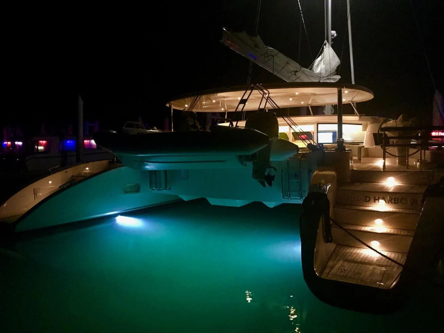 a boat in the water aboard LAYSAN Yacht for Sale