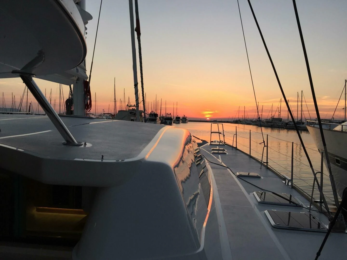 a boat on the water aboard LAYSAN Yacht for Sale