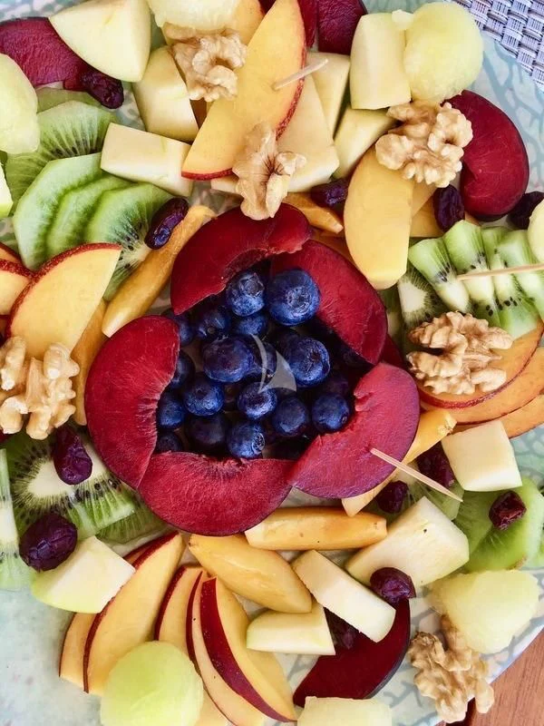 a bowl of fruit aboard LAYSAN Yacht for Sale