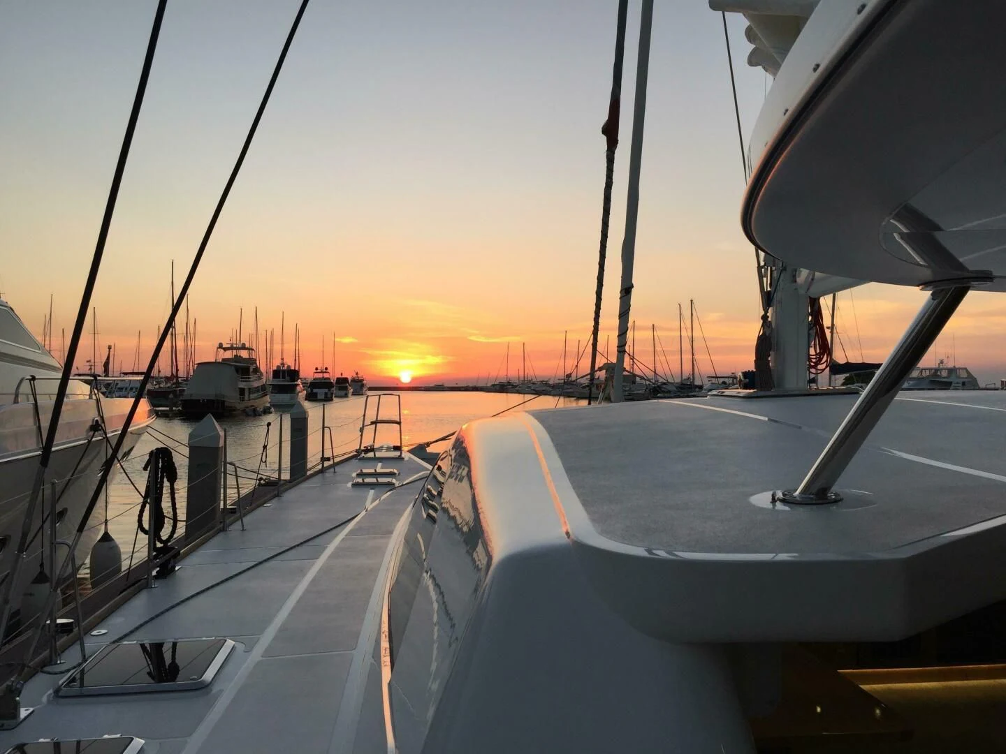 a boat on the water aboard LAYSAN Yacht for Sale