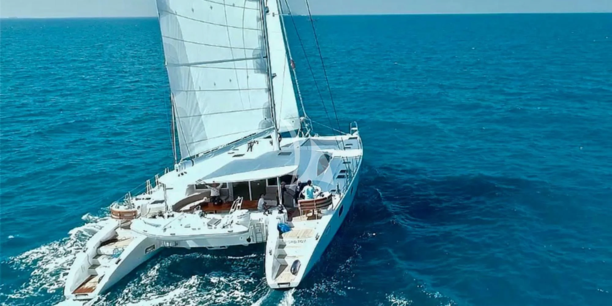 a boat in the water aboard LAYSAN Yacht for Sale