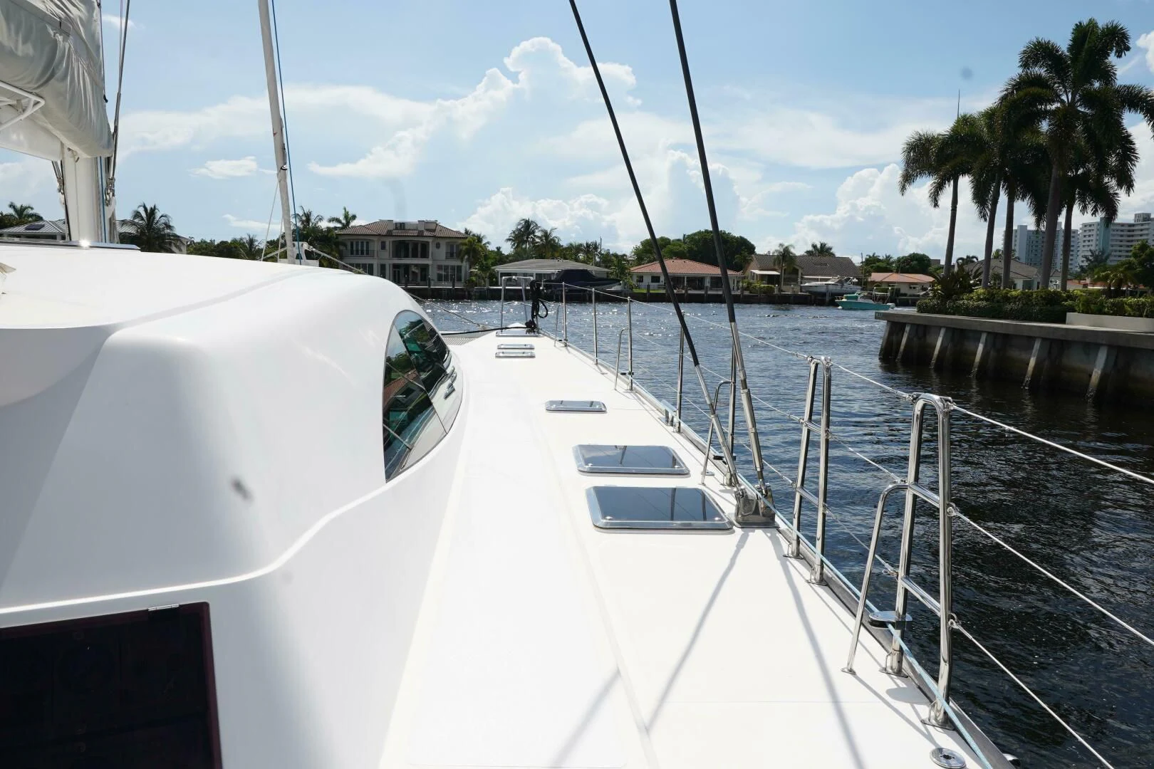 a boat on the water aboard LAYSAN Yacht for Sale