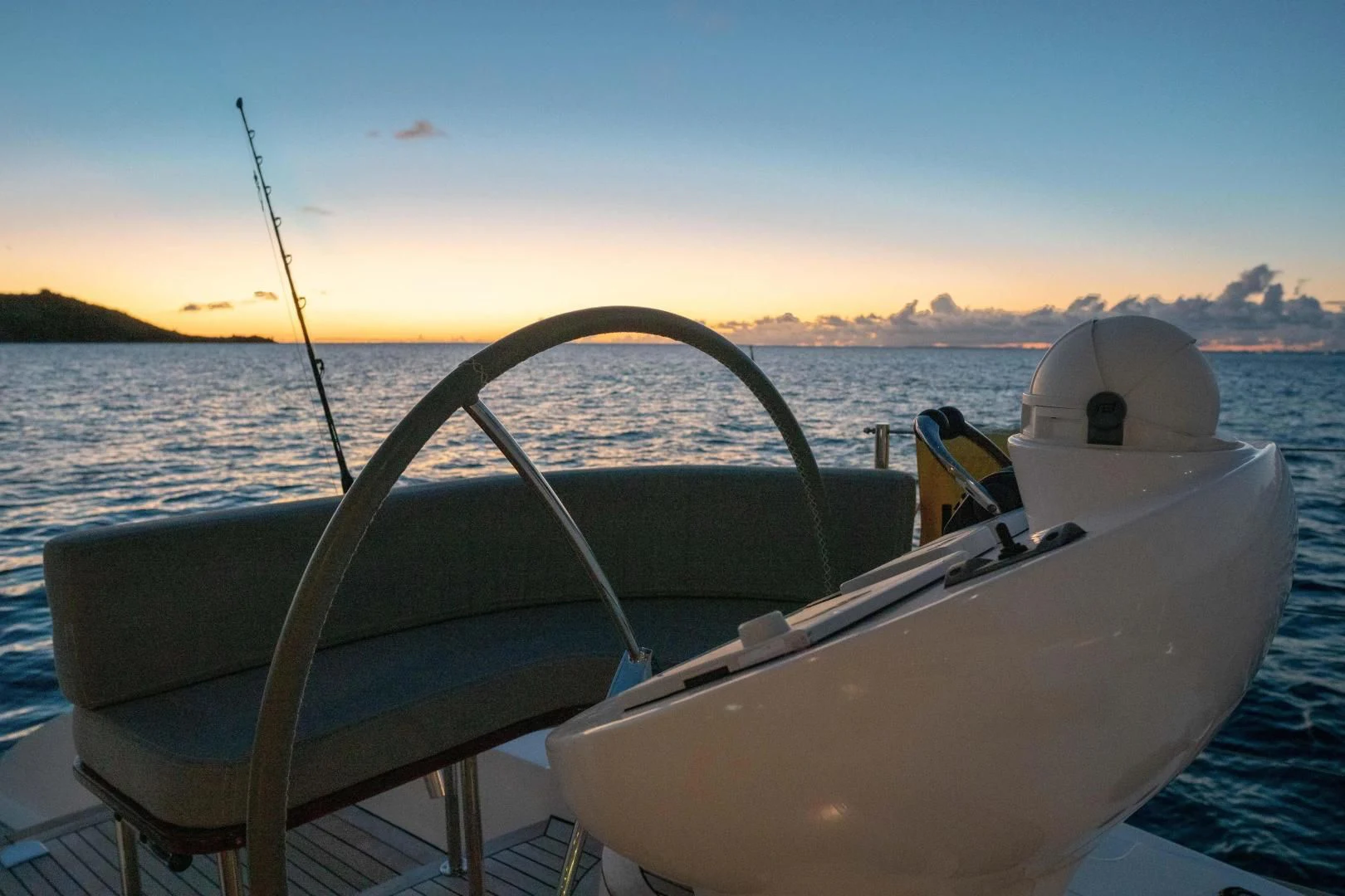 a boat on the water aboard LAYSAN Yacht for Sale