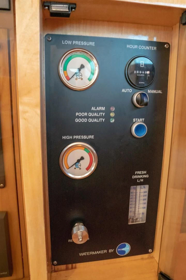 a rectangular electronic device aboard LAYSAN Yacht for Sale