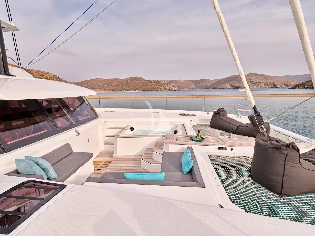 a boat on the water aboard DOLLY Yacht for Charter