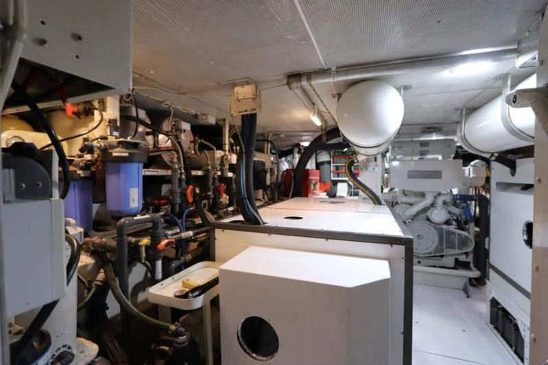 a room with several equipment aboard KEEWAYDIN Yacht for Sale