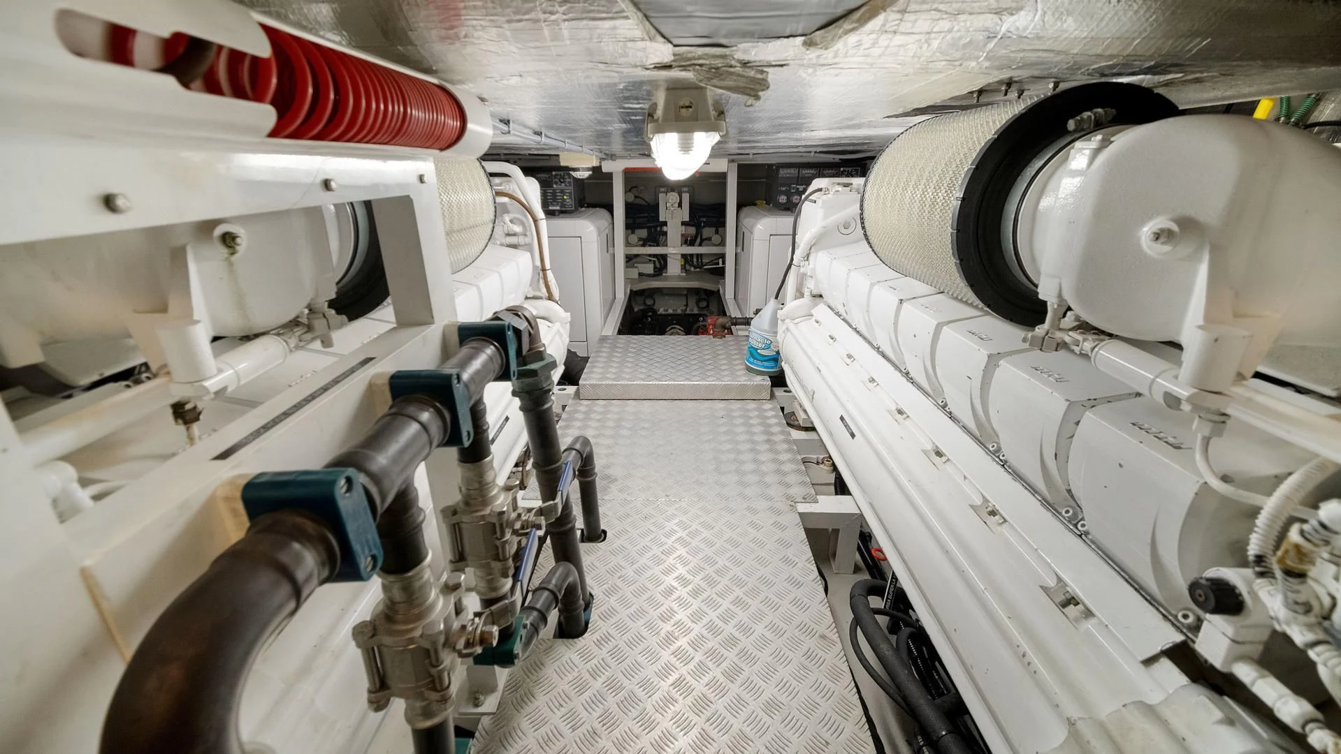 a room with several machines aboard DIABLO BLANCO Yacht for Sale
