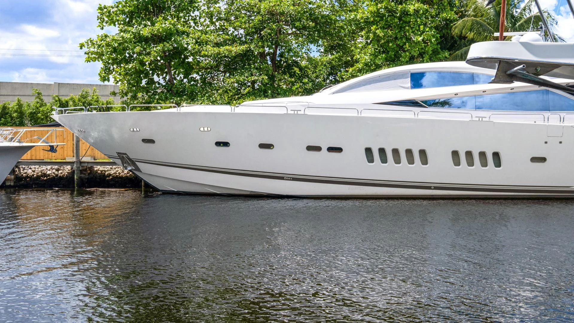 a couple of white yachts docked aboard DIABLO BLANCO Yacht for Sale