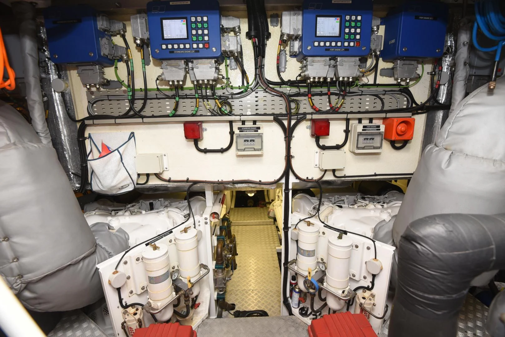a machine with wires and tubes aboard DIABLO BLANCO Yacht for Sale
