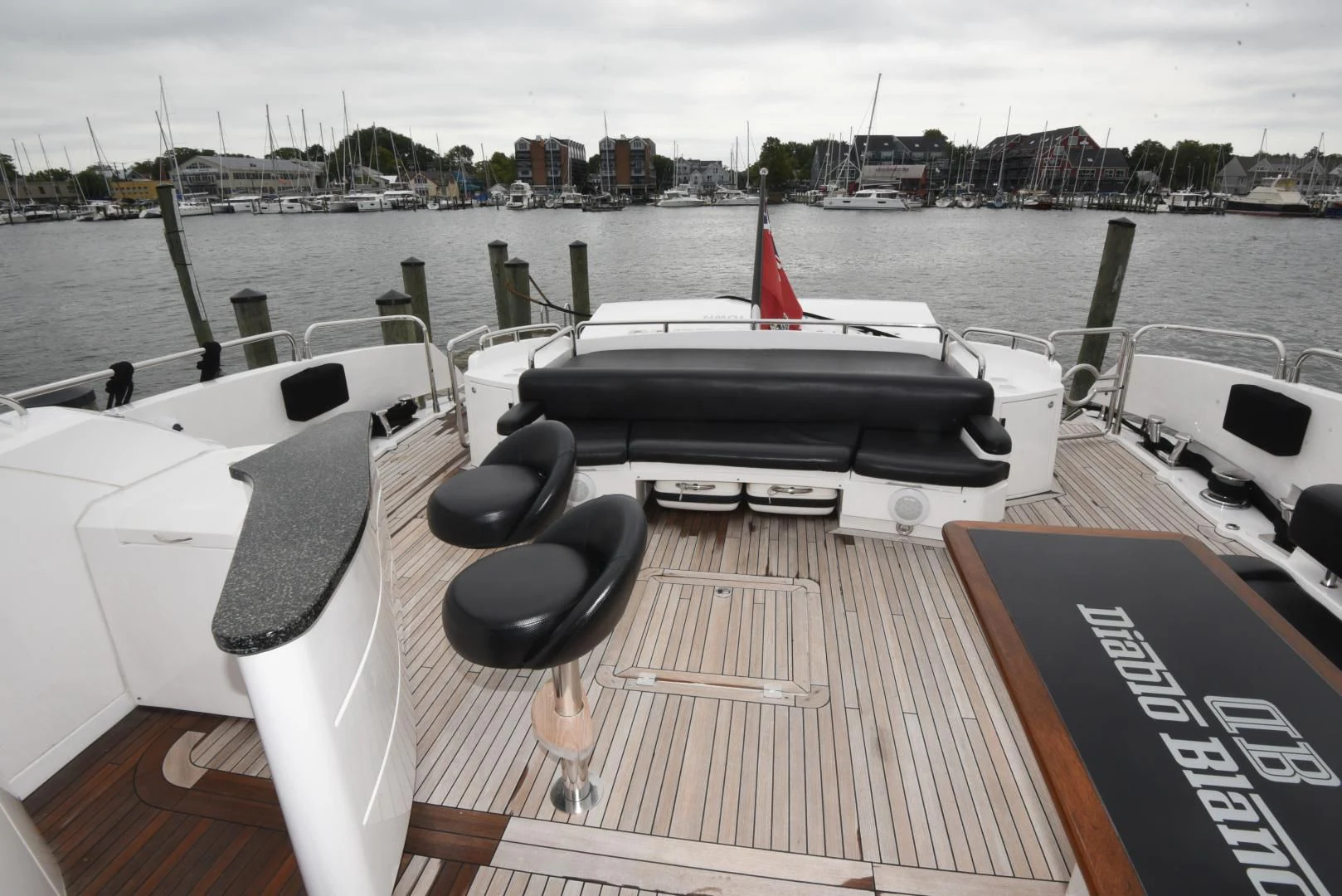 a boat on the water aboard DIABLO BLANCO Yacht for Sale