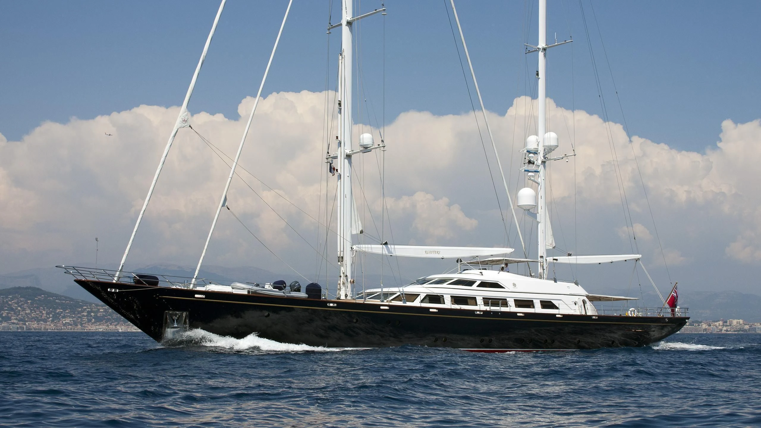 a boat on the water aboard THE AQUARIUS Yacht for Sale