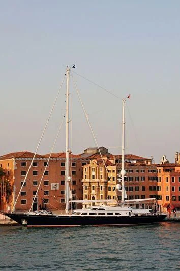 a boat in the water aboard THE AQUARIUS Yacht for Sale
