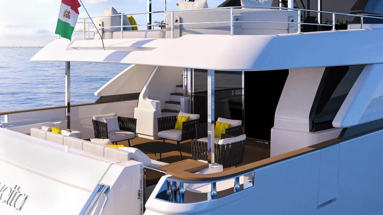 a boat on the water aboard NEWAL Yacht for Sale