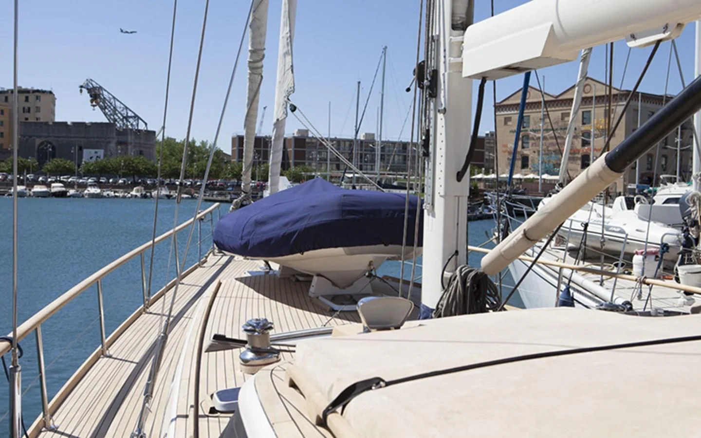 a boat on the water aboard ARCADIA 3 Yacht for Sale