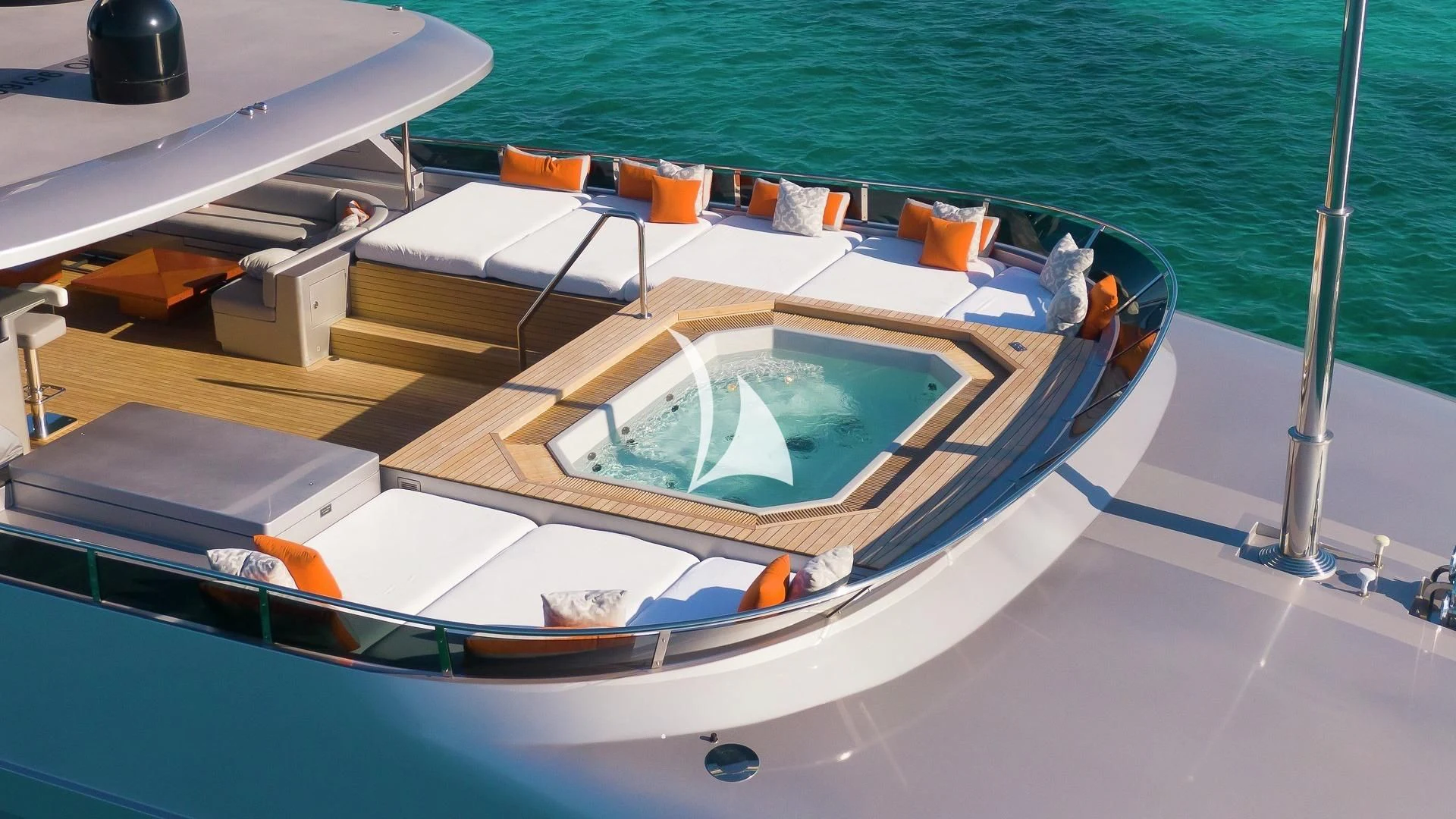 a boat on the water aboard ODESSA Yacht for Sale