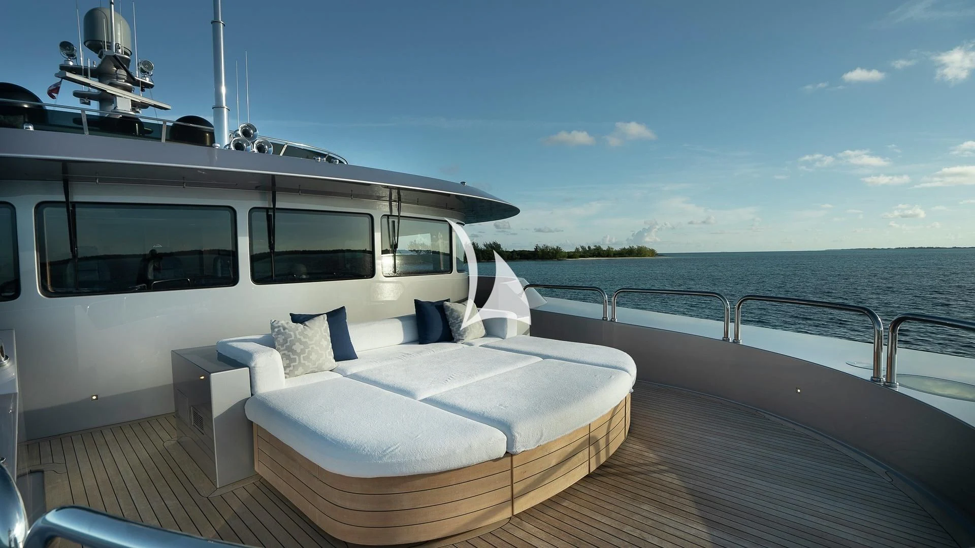 a boat on the water aboard ODESSA Yacht for Sale