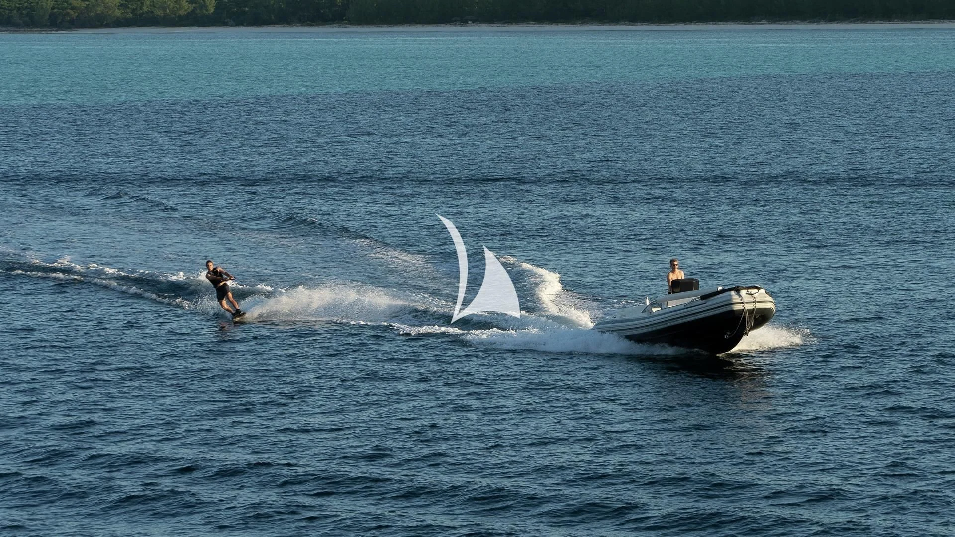a boat is sailing on the water aboard ODESSA Yacht for Sale