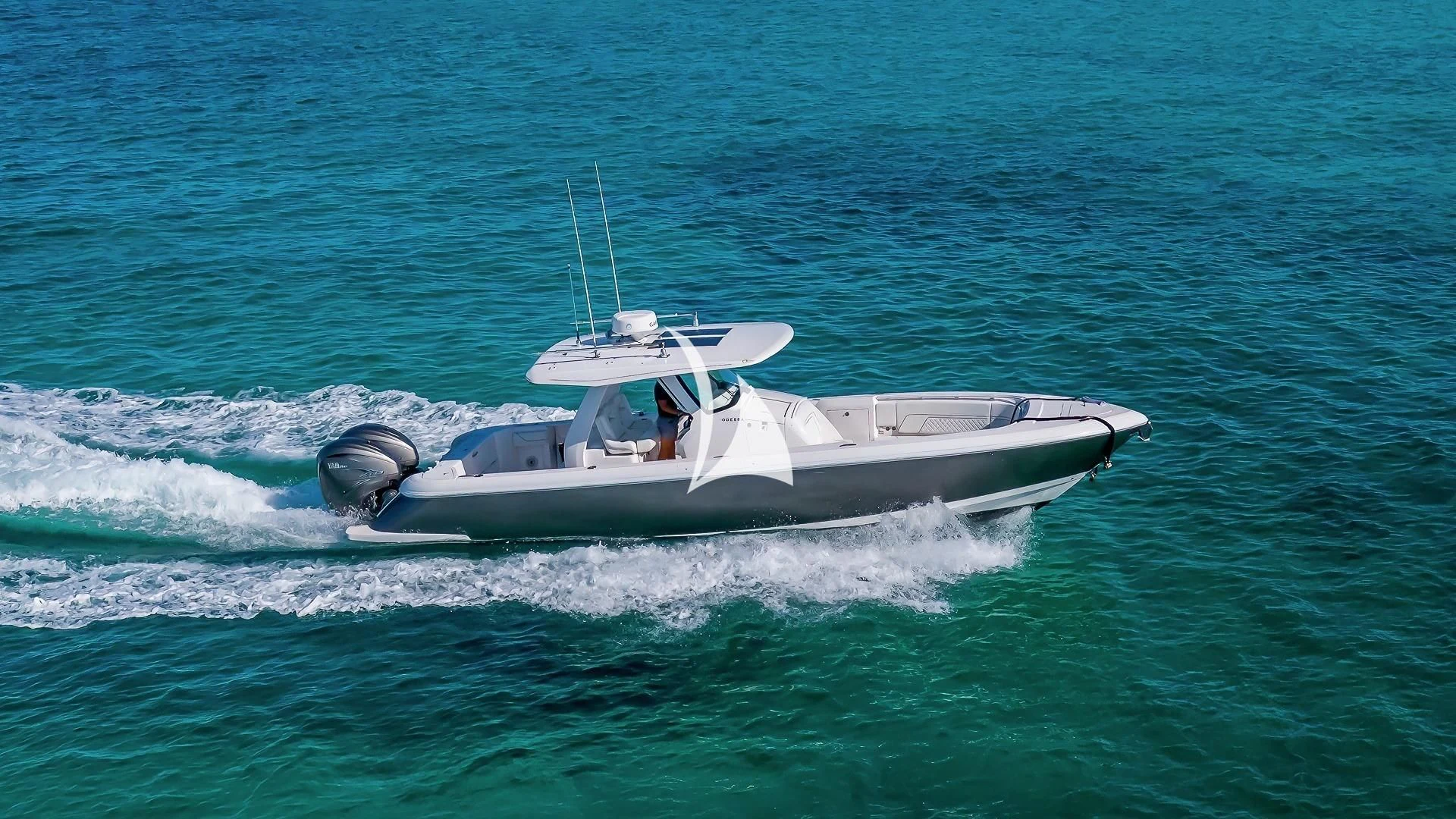 a boat in the water aboard ODESSA Yacht for Sale