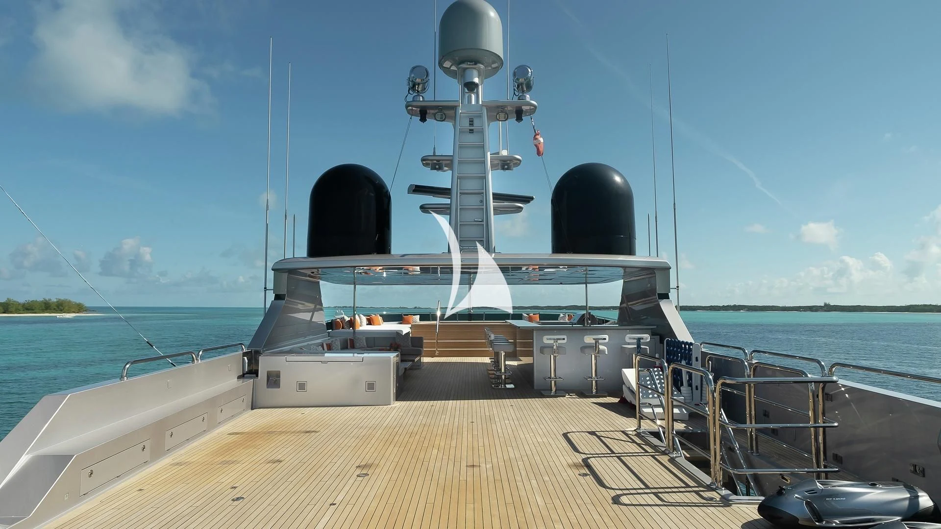 a boat on the water aboard ODESSA Yacht for Sale