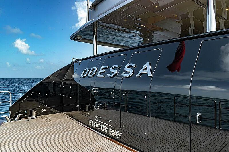 a boat on the water aboard ODESSA Yacht for Sale