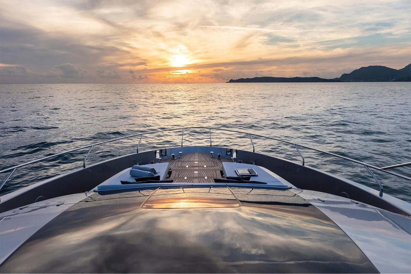 a boat on the water aboard RIVA 90' ARGO Yacht for Sale