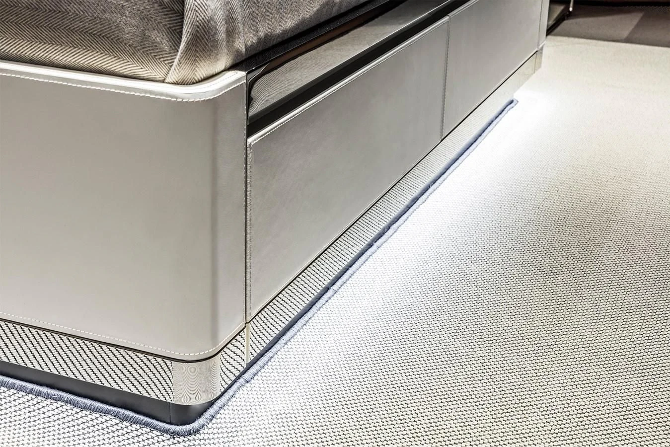 a close-up of a chair aboard RIVA 90' ARGO Yacht for Sale