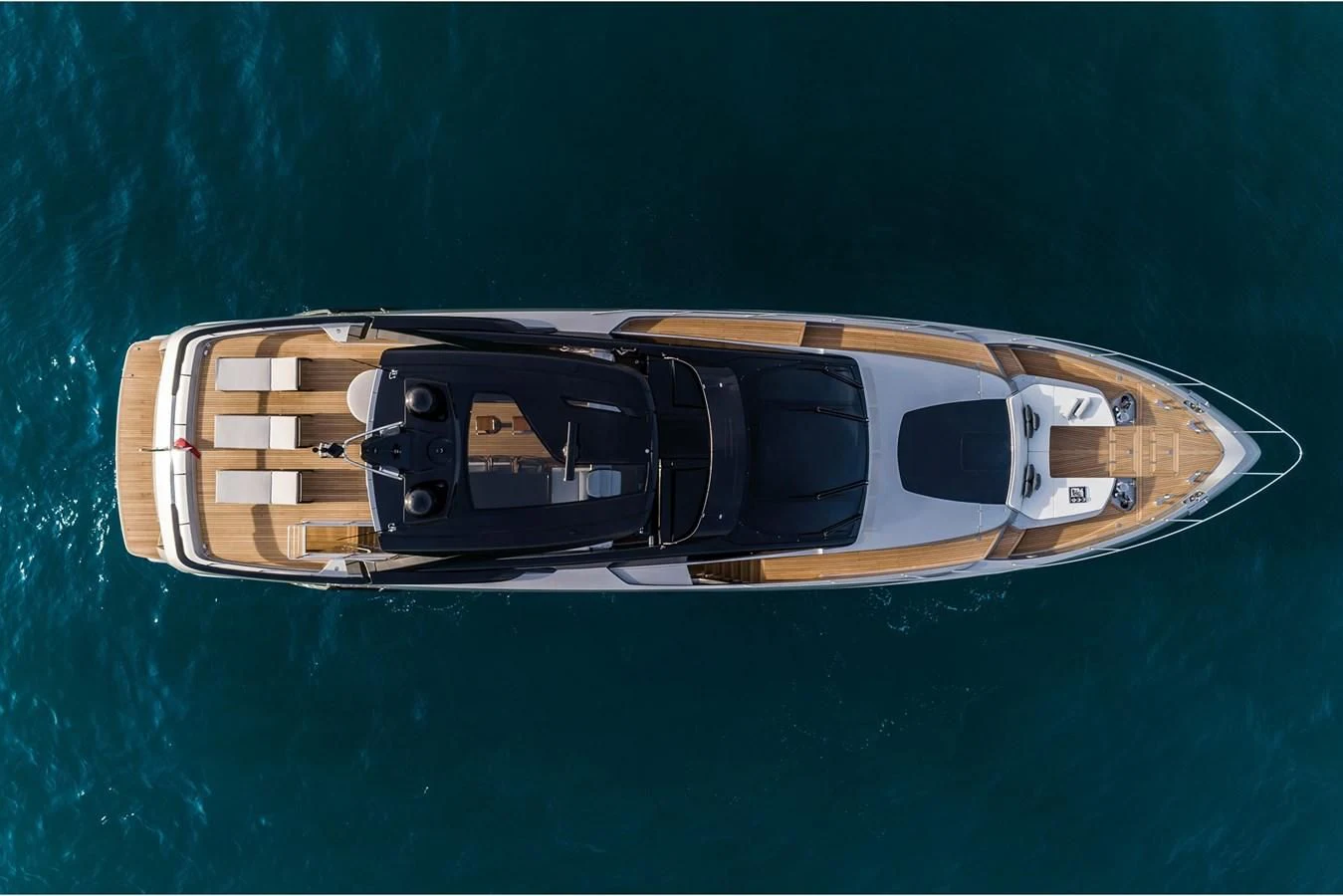 a boat on the water aboard RIVA 90' ARGO Yacht for Sale
