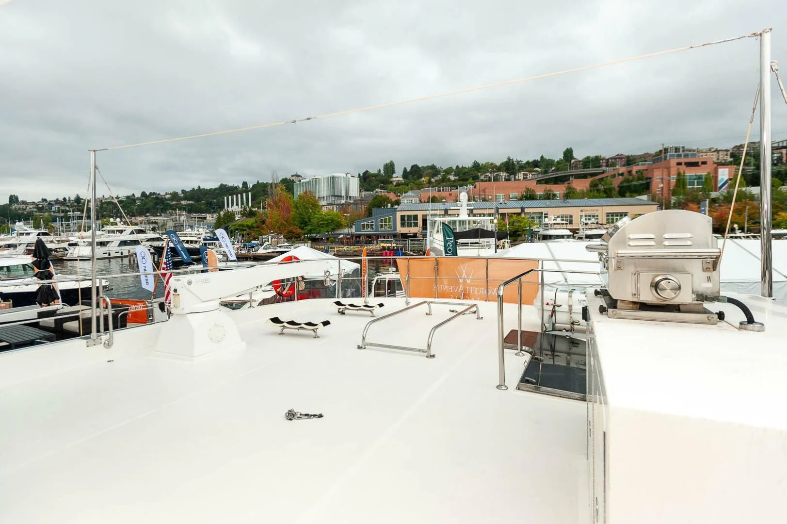 a group of boats docked aboard COCONUT Yacht for Sale