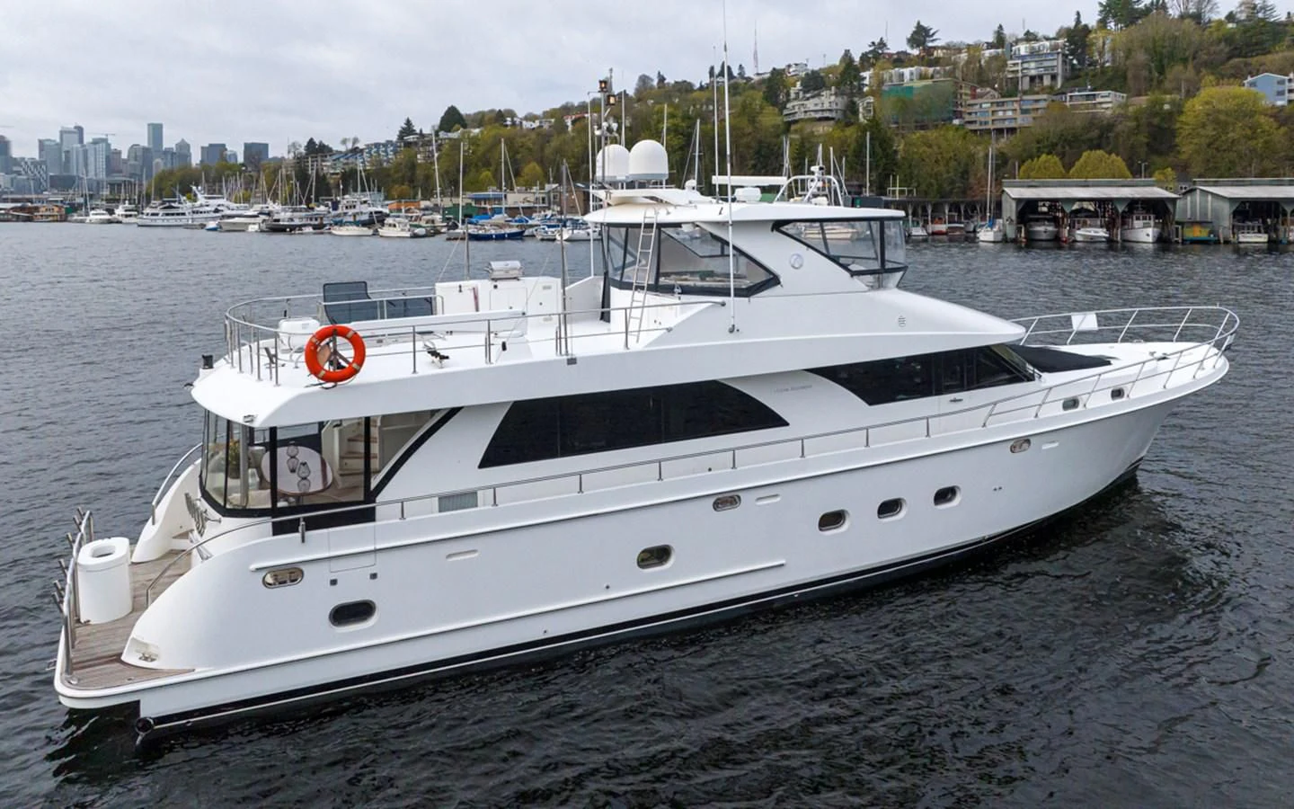 a boat on the water aboard COCONUT Yacht for Sale