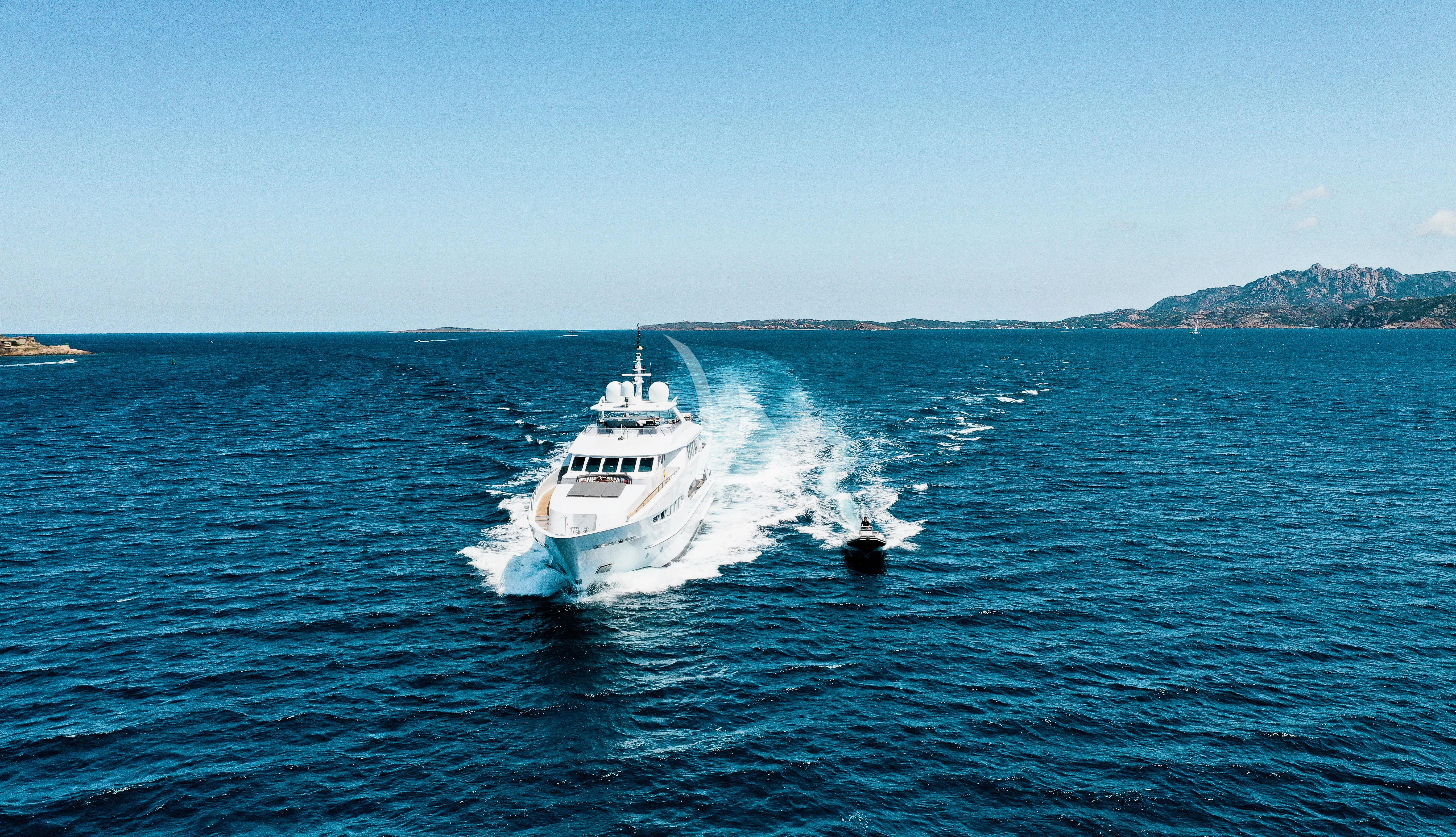 a boat on the water aboard BENIK Yacht for Charter
