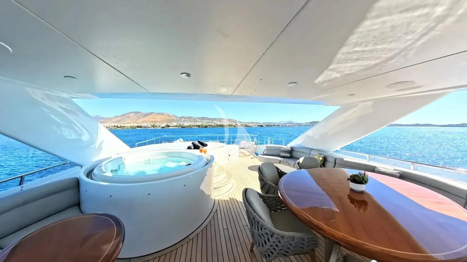 a boat on the water aboard BENIK Yacht for Charter
