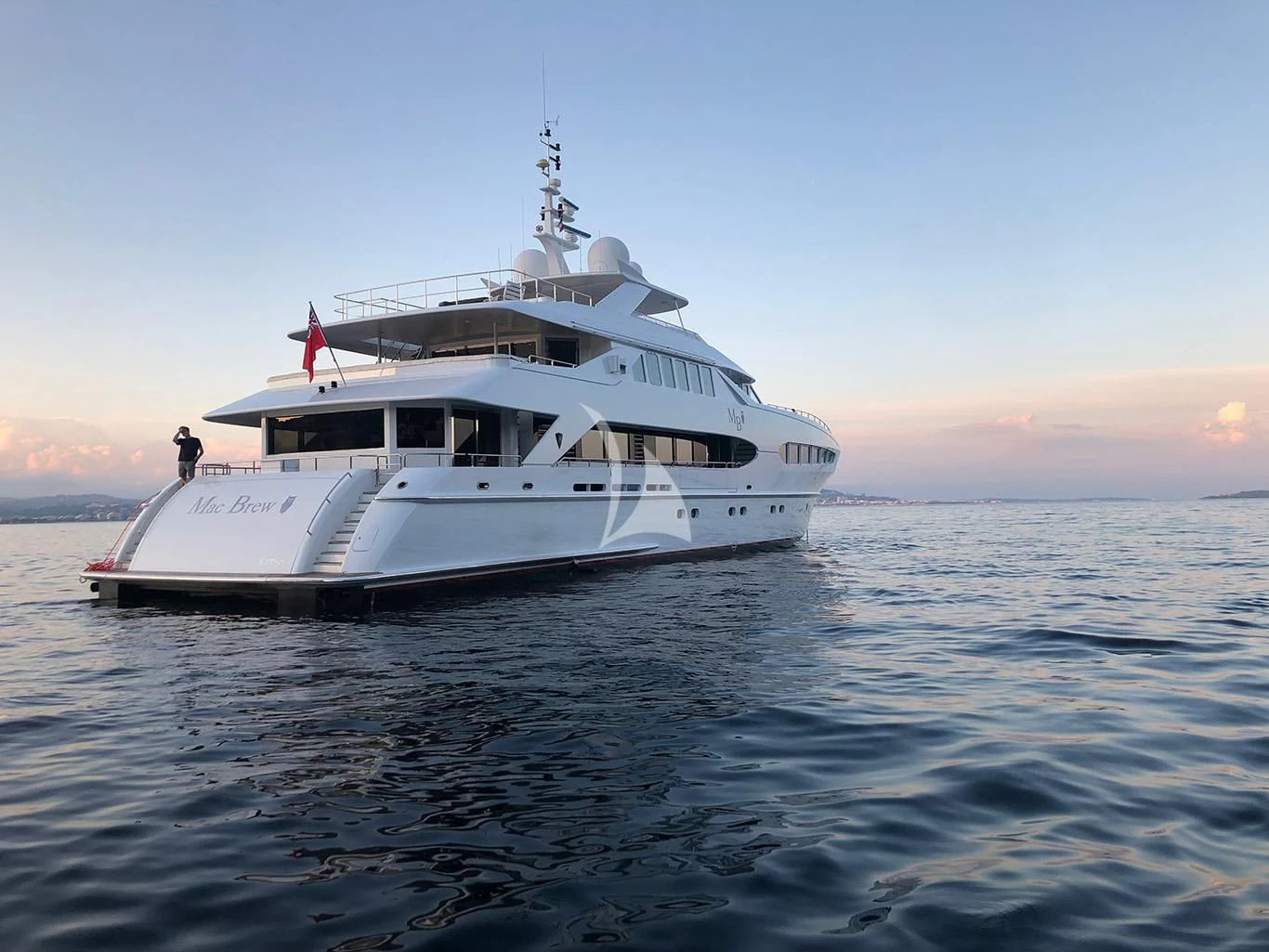 a boat in the water aboard BENIK Yacht for Charter