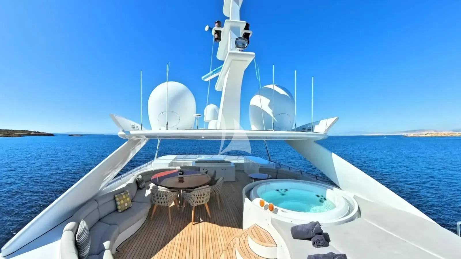 a boat on the water aboard BENIK Yacht for Charter