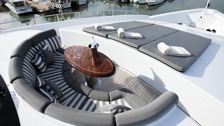 a boat on the water aboard BENIK Yacht for Charter