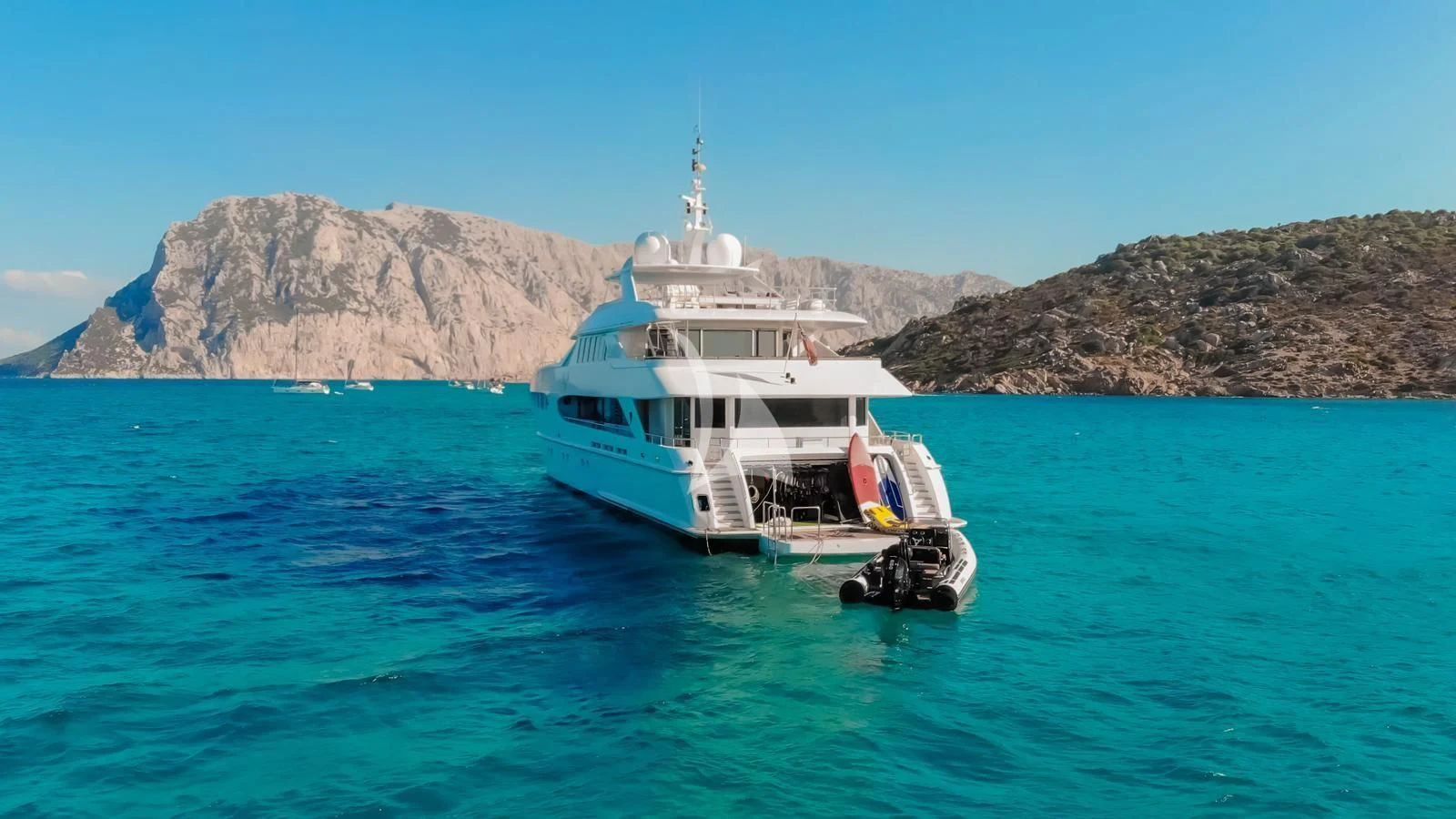 a boat in the water aboard BENIK Yacht for Charter