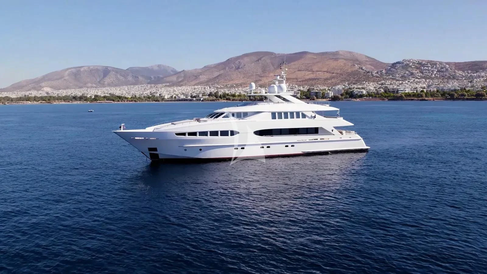 a white yacht in the water aboard BENIK Yacht for Charter